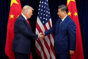 Trump Xi meetings history summit handshake between US and China leaders